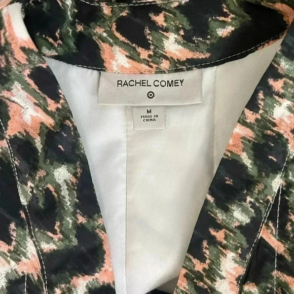 Rachel Comey for Target Animal Print Quilted Jacket Size M Black White Green - Picture 7 of 8